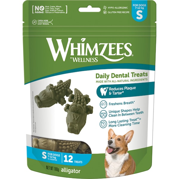 Whimzees Wellness Daily Dental Dog Treats Small 12 pack