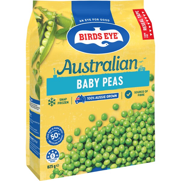 Birds Eye Australian Grown Baby Peas 825g