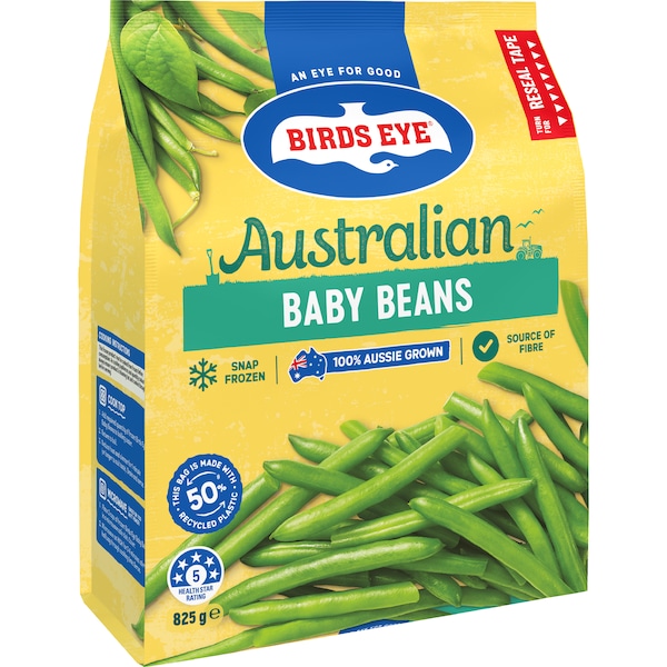 Birds Eye Australian Grown Baby Green Beans 825g