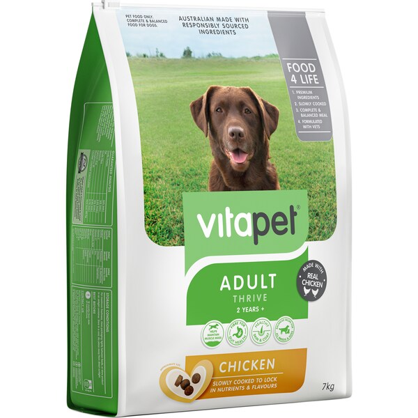Vitapet Adult Dry Dog Food Chicken 2 Years+ 7kg