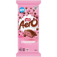 Aero Strawberry Chocolate Block