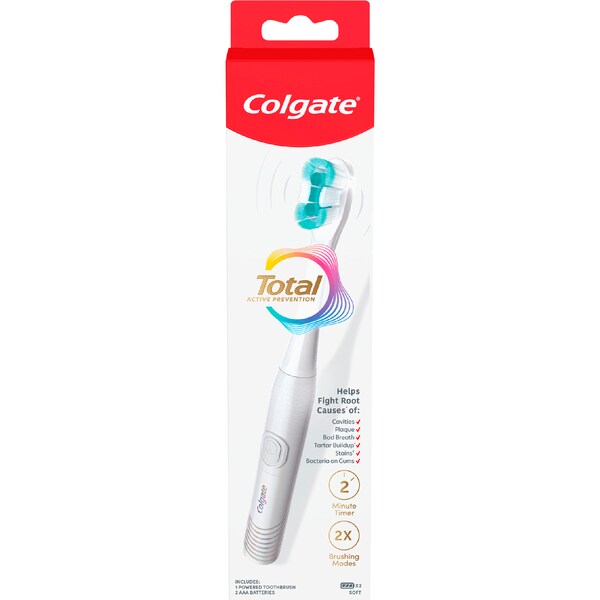 Colgate Battery Powered Toothbrush Total Soft each