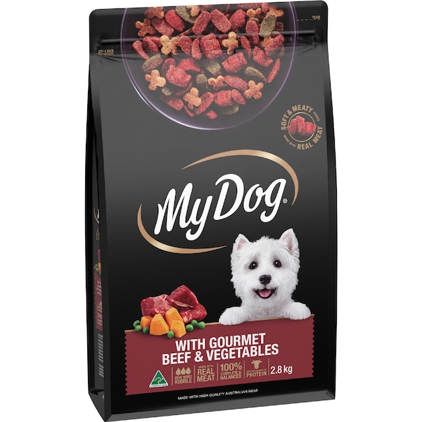 My Dog Dry Dog Food With Gourmet Beef & Vegetables 2.8kg