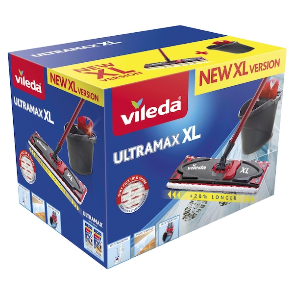 Vileda UltraMax XL Flat Mop 2 In 1 Microfibre each