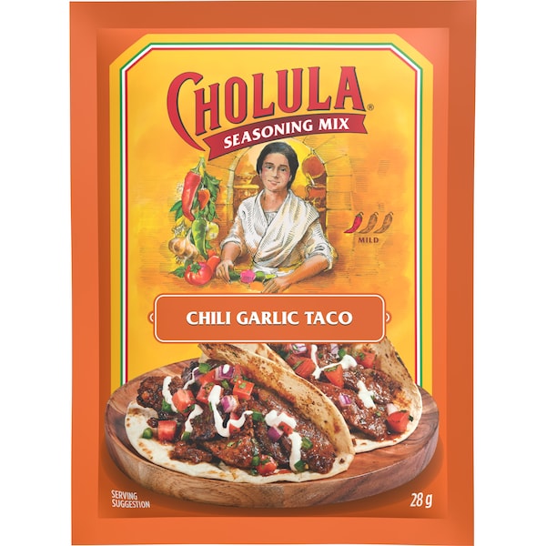 Cholula Chilli Garlic Taco Spice Seasoning Mix 28g