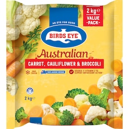 Birds Eye Birds Eye Australian Grown Carrot Broccoli & Cauliflower 2kg