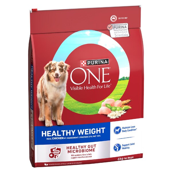 Purina One Adult Dry Dog Food Healthy Weight Chicken 6kg