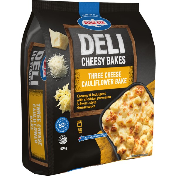 Birds Eye Deli Cheesy Bakes Three Cheese Cauliflower Bake 600g