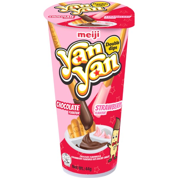 Meiji Yan Yan Chocolate & Strawberry 44g