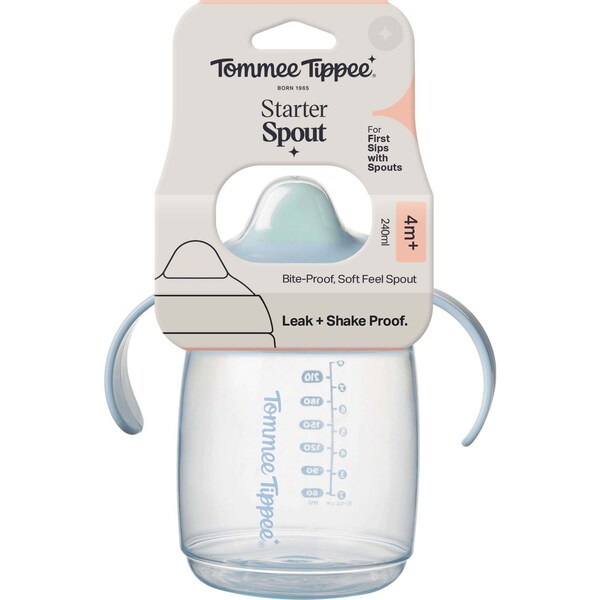 Tommee Tippee Starter Spout Infant Cup 4M+ Assorted each