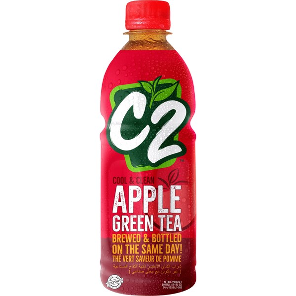 C2 Apple Green Tea 500mL