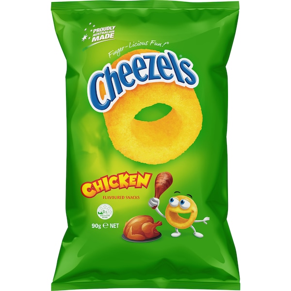 Cheezels Chicken Flavoured Snacks 90g