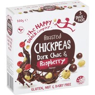 The Happy Snack Company Chickpeas Dark Choc & Raspberry