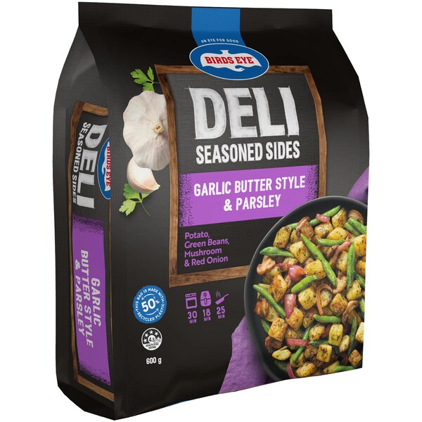 Birds Eye Deli Seasoned Sides Garlic Butter Style & Parsley 600g