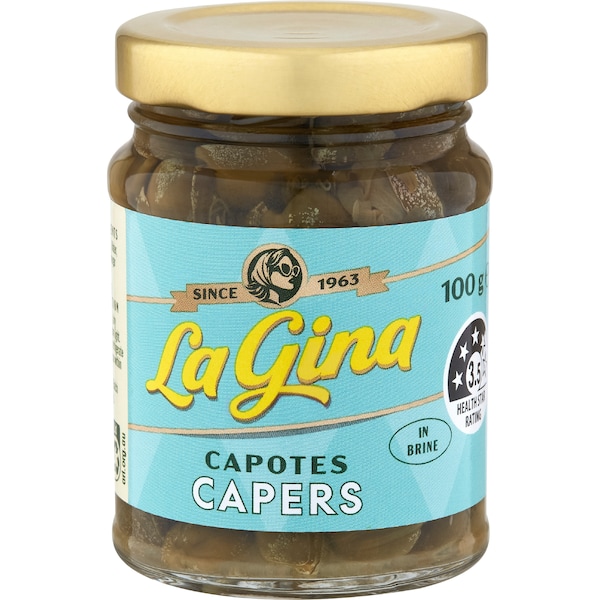La Gina Capotes Capers 100g