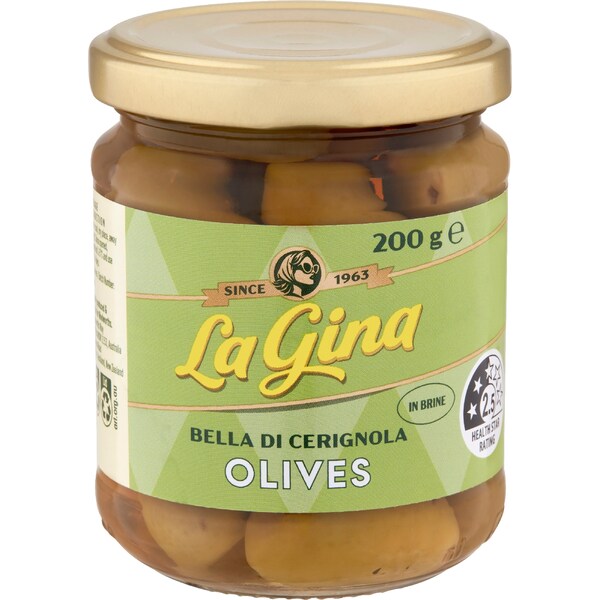 La Gina Bella Di Cerignola Olives 200g