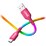 Crest USB A to USB C Cable 1m Rainbow each