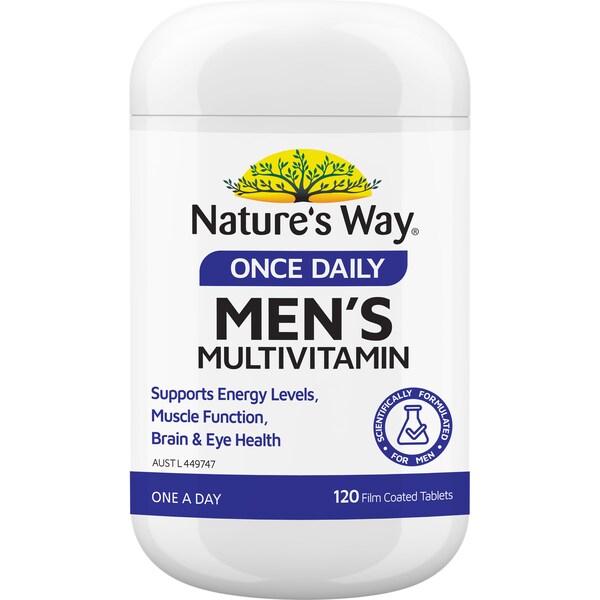 Nature's Way Once Daily Men's Multivitamins 120 Tablets each