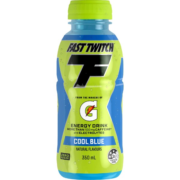 Gatorade Fast Twitch Energy Drink Cool Blue 350mL