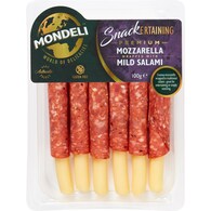 MonDeli Snackertaining Mozzarella Wrapped With Mild Salami