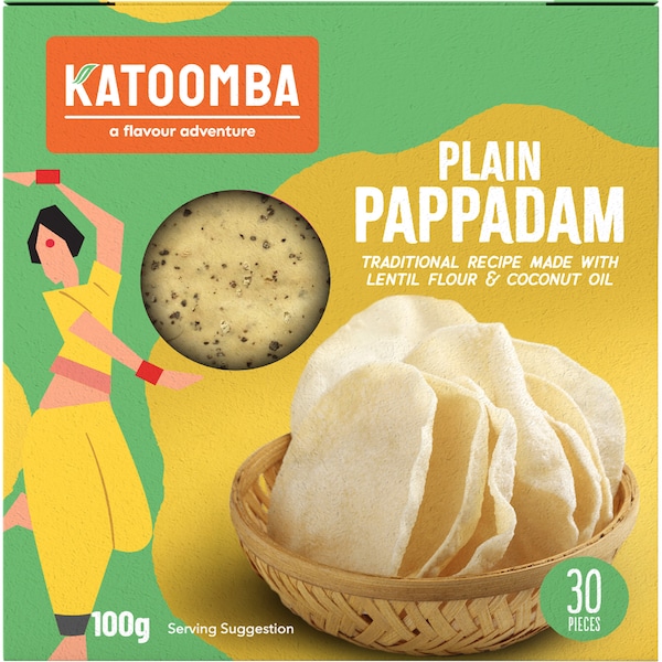 Katoomba Plain Pappadam 30 pack 30 pack