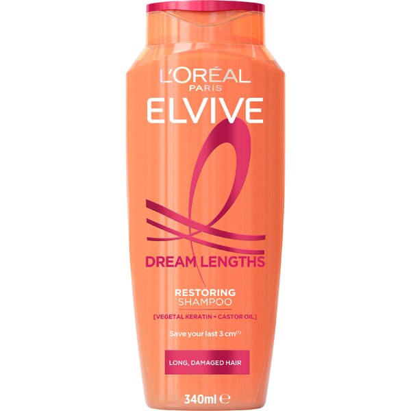 L'Oreal Paris Elvive Dream Lengths Restoring Shampoo 340mL