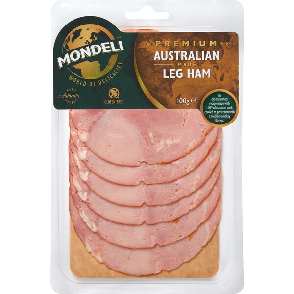 MonDeli Australian Made Leg Ham 100g