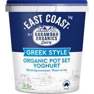 Barambah Organics Greek Style Pot Set Yoghurt