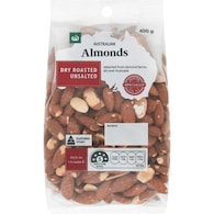 Woolworths Dry Roasted Almonds Nuts