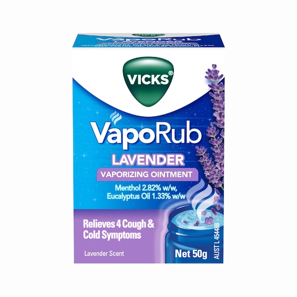 Vicks VapoRub Decongestant Rub Lavendar 50g