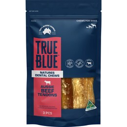 True Blue Aussie Beef Tendons Dog Treats 3 pack – Woolworths
