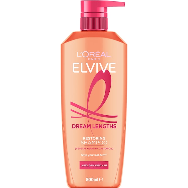 L'Oreal Paris Elvive Dream Lengths Restoring Shampoo 800mL