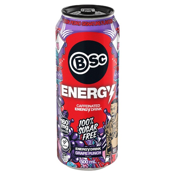 BSc Energy Drink Grape Punch 500mL