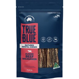 True Blue Aussie Beef Weasands Dog Treats 7 pack – Woolworths