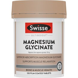 Swisse Ultiboost Magnesium Glycinate Tablets 120 pack – Woolworths