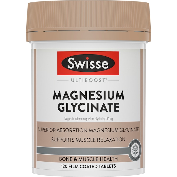 Swisse Ultiboost Magnesium Glycinate Tablets 120 pack
