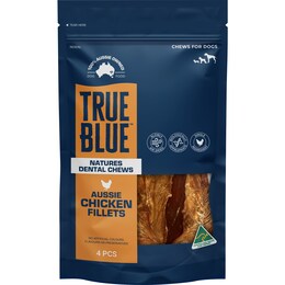 True Blue Aussie Chicken Fillets Dog Treats 4 pack – Woolworths