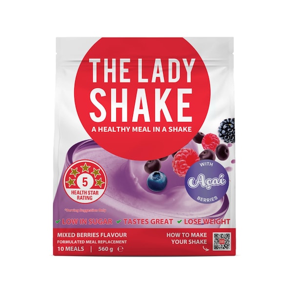 The Lady Shake Mixed Berry With Acai Berries 560g
