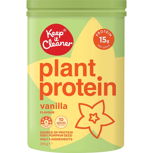 Keep It Cleaner Plant Protein Vanilla Flavour 345g