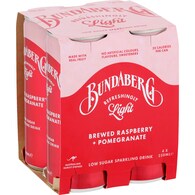 Bundaberg Refreshingly Light Sparkling Drink Pomegranate & Raspberry
