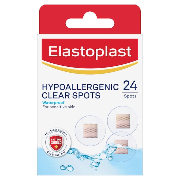 Elastoplast Hypoallergenic Clear Spots 24 24 pack