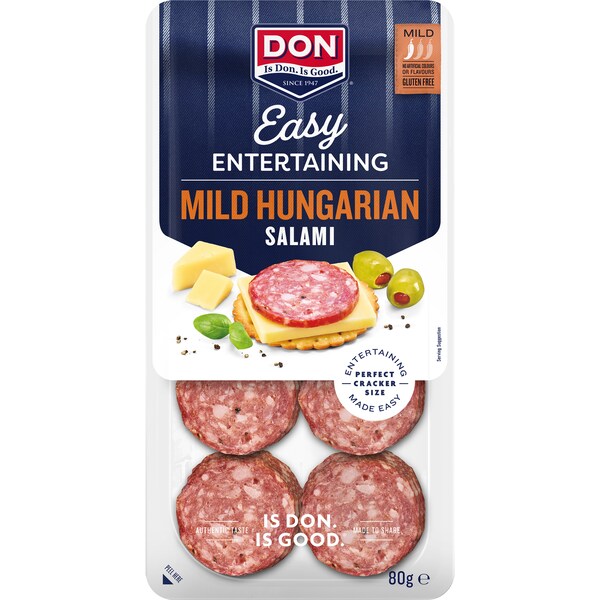 Don Easy Entertaining Mild Hungarian Salami 80g