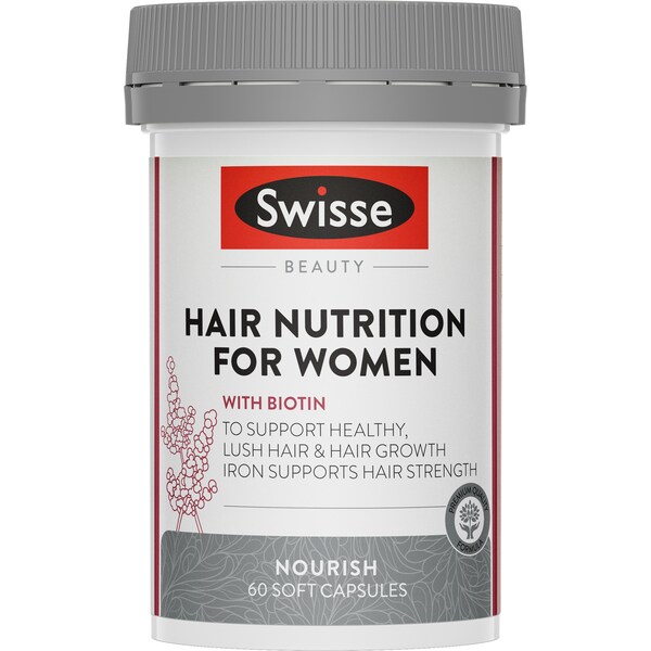 Swisse Beauty Hair Nutrition For Women Soft Capsules 60 pack