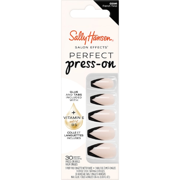Sally Hansen Salon Effects Perfect Press-On Nails French Twist 30 pack