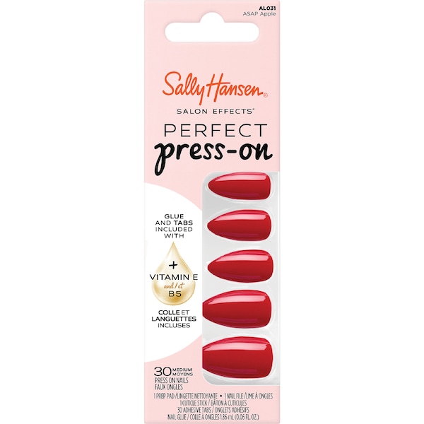 Sally Hansen Perfect Press On Nails ASAP Apple 30 pack