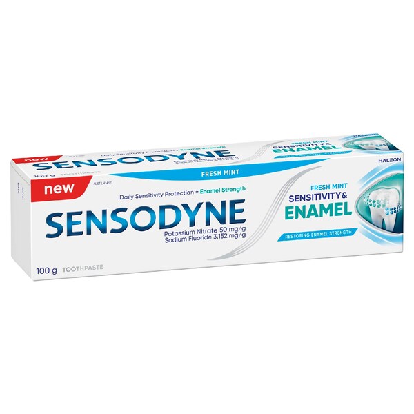 Sensodyne Sensitivity & Enamel Toothpaste Fresh Mint 100g