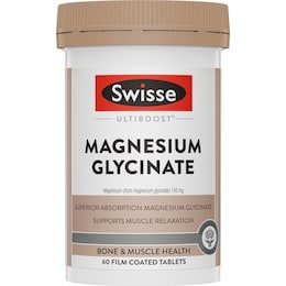 Swisse Ultiboost Magnesium Glycinate Tablets 60 pack – Woolworths
