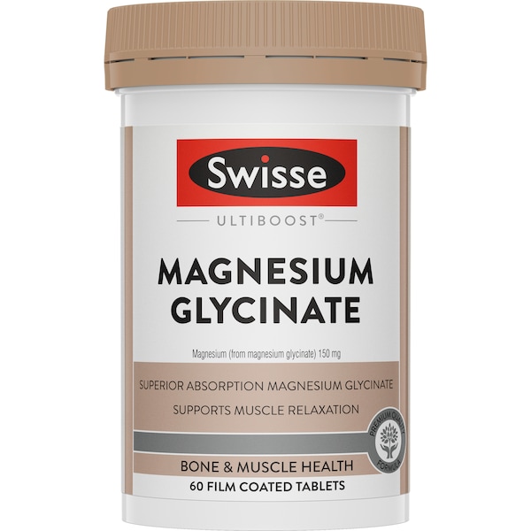 Swisse Ultiboost Magnesium Glycinate Tablets 60 pack