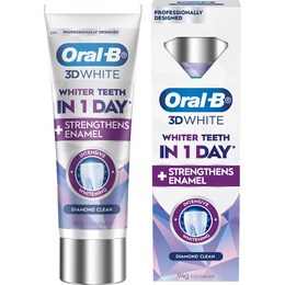 Oral-B 3D White Toothpaste Intensive Whitening Diamond Clean 94g – Woolworths