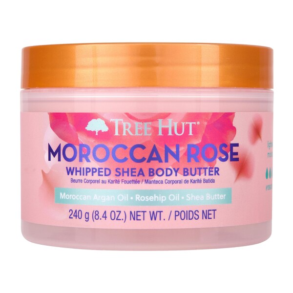 Tree Hut Whipped Shea Body Butter Moroccan Rose 240g